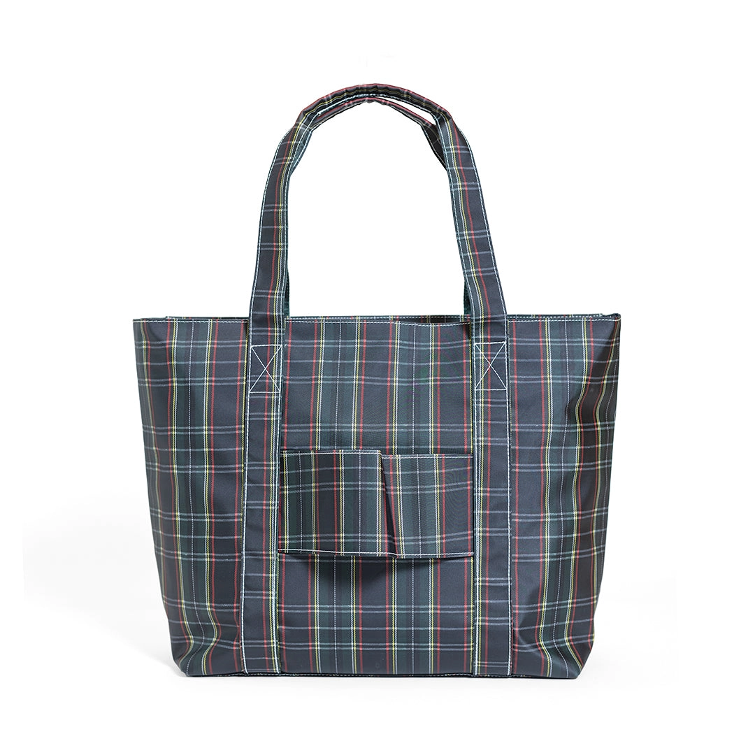 TRVL X-Large Jumbo Tote Cambridge Plaid