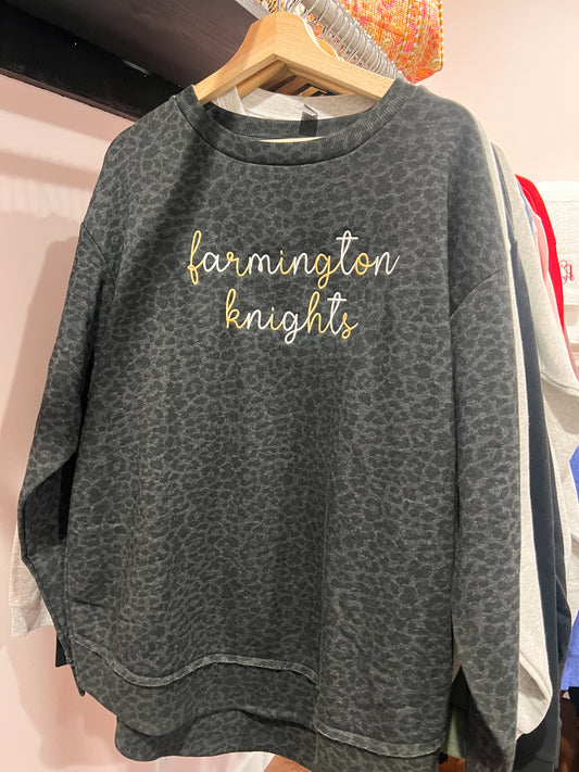 Knights Leopard Sweatshirt
