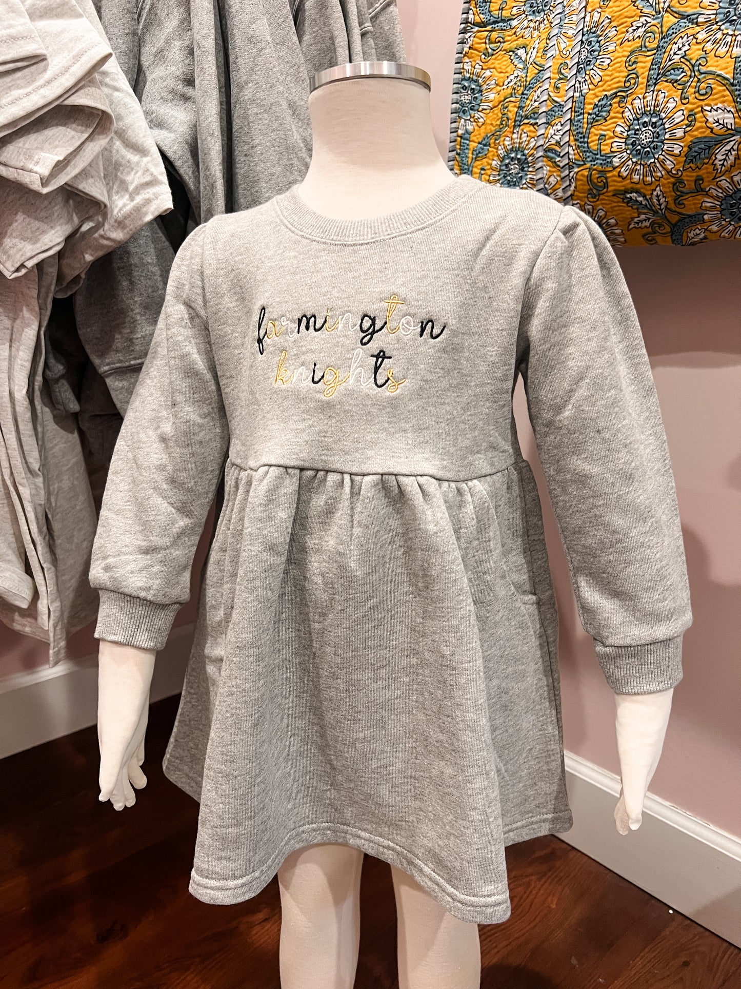 Rainbow Script Mascot Dress