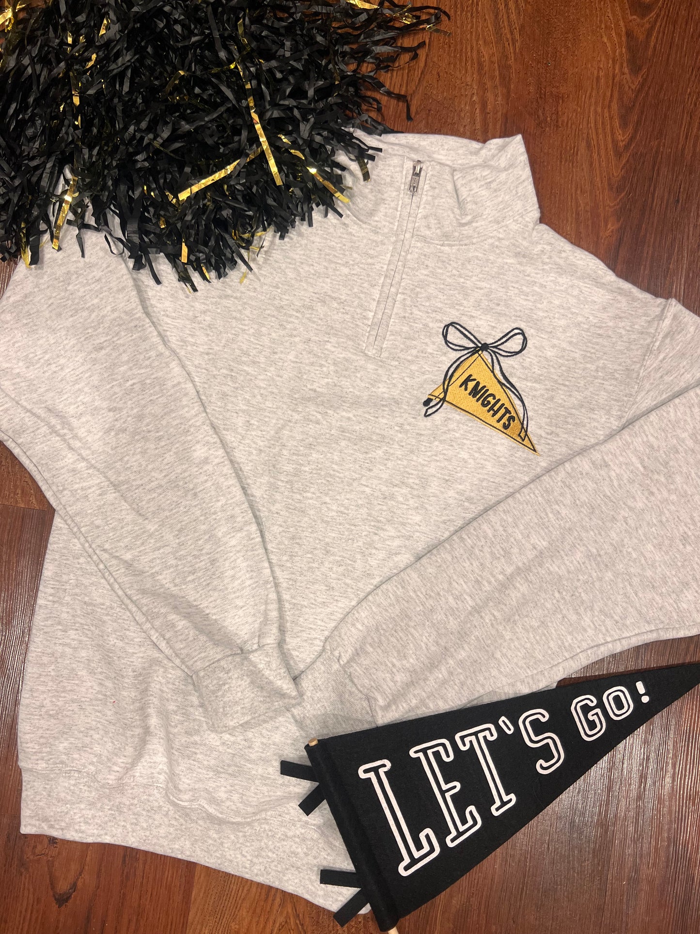 Mascot Pennant Flag Quarter Zip