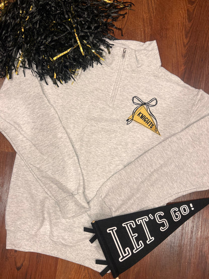 Mascot Pennant Flag Quarter Zip