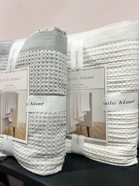 Waffle Knit Throw Blanket