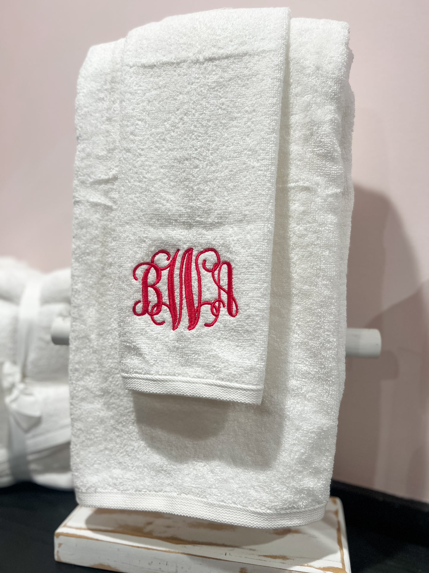 Bath/Hand Towel Set - White
