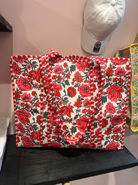 Poppy Lane Floral Tote