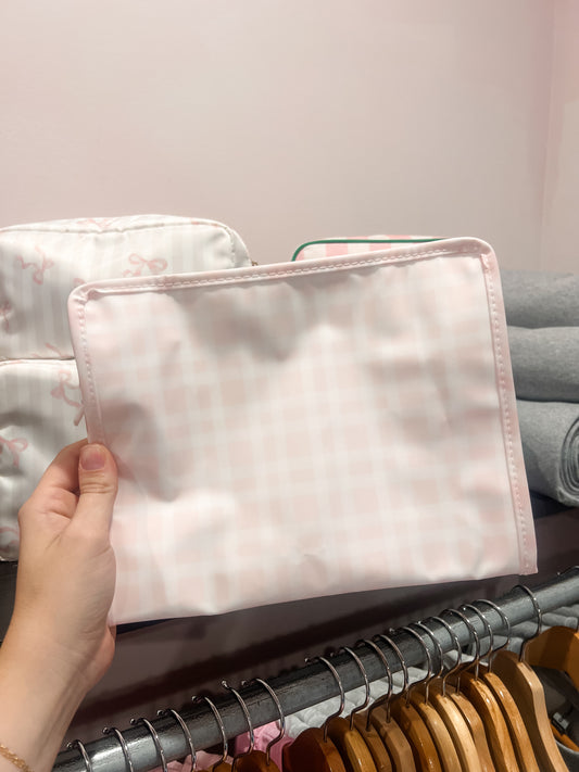 TRVL Roadie Large - Pimlico Plaid Pink