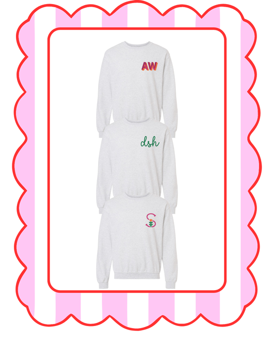 Holiday Special: Monogram Sweatshirt
