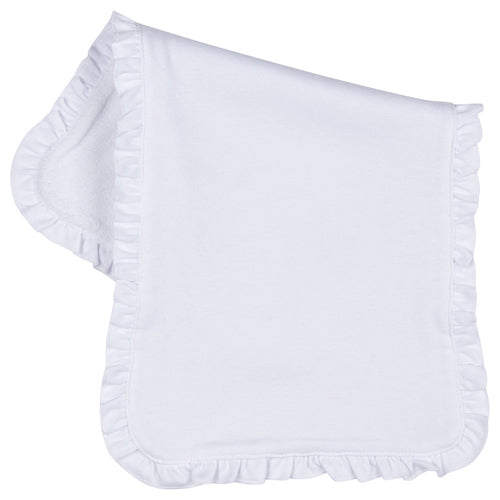 Infant Ruffle Burp Cloth