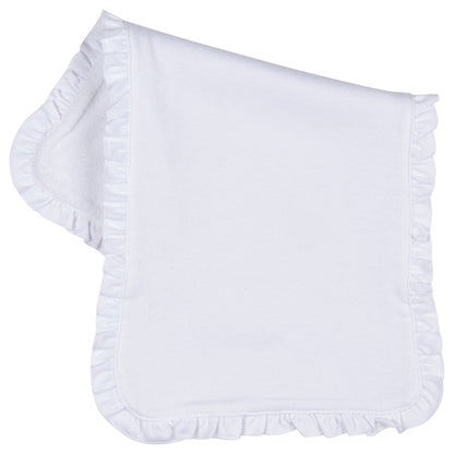 Infant Ruffle Burp Cloth