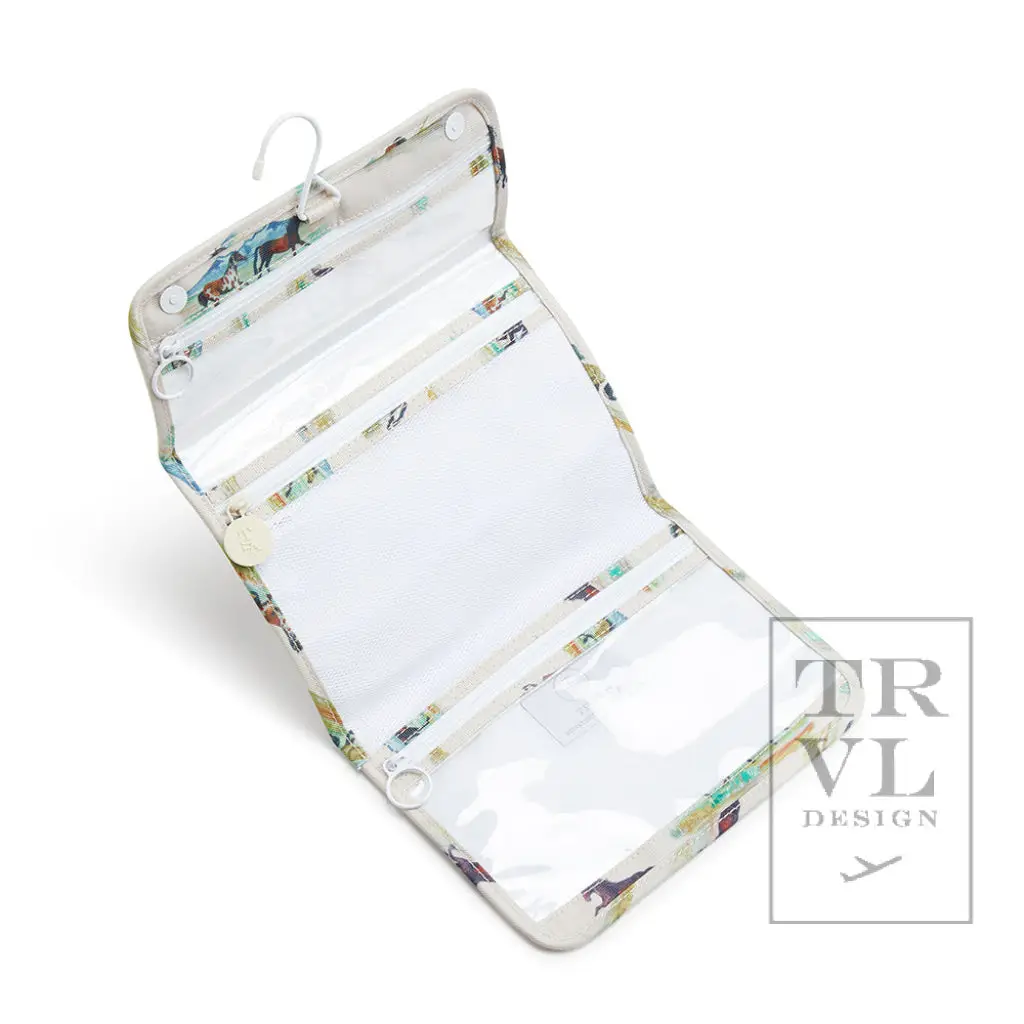 TRVL Mini Rollup Hanging Bag Wild Horses
