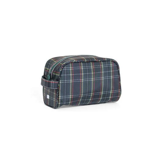 TRVL Stowaway Toiletry Bag Cambridge Plaid